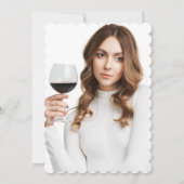 応援21thバースデーガールカクテルフォト 招待状 (裏面)