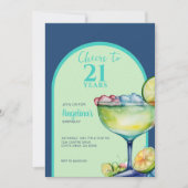 応援21thバースデーマルガリータ 招待状 (正面)