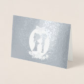 応援25年シルバー周年記念 箔カード (正面)