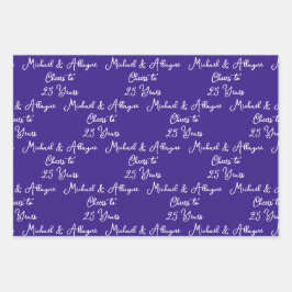 応援25年ピンクマゼンタ25周年記念 ラッピングペーパーシート