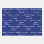 応援25年マリンブルー25周年記念 ラッピングペーパーシート (正面3)