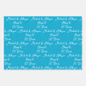 応援25年マリンブルー25周年記念 ラッピングペーパーシート (正面)