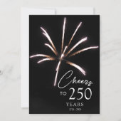 応援250年7月4日2500年 招待状 (正面)