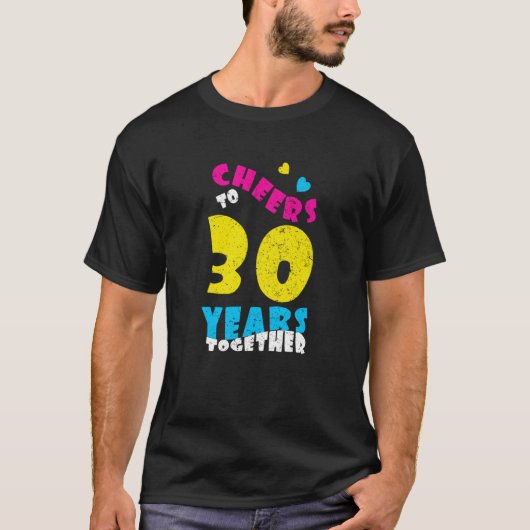 応援30周年結婚30周年 Tシャツ (正面)