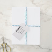 応援30年と一緒にアニバーサリー追加d名 ギフトタグ (より糸つき)