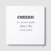 応援30年と一緒にアニバーサリー追加d名 ゲストブック (裏面)