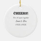 応援30年と一緒にアニバーサリー追加d名 セラミックオーナメント (裏面)