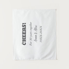 応援30年と一緒にアニバーサリー追加d名 タペストリー