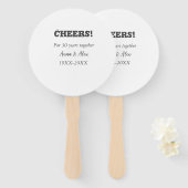 応援30年と一緒にアニバーサリー追加d名 ハンドファン (正面&裏面)