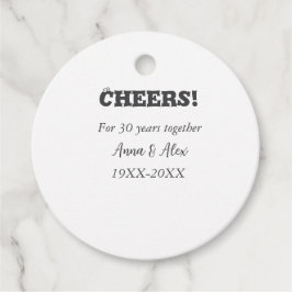 応援30年と一緒にアニバーサリー追加d名 フェイバータグ