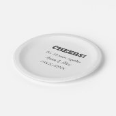 応援30年と一緒にアニバーサリー追加d名 ペーパープレート (アングル)