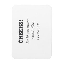 応援30年と一緒にアニバーサリー追加d名 マグネット