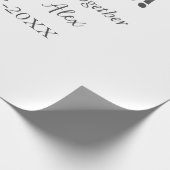 応援30年と一緒にアニバーサリー追加d名 ラッピングペーパー (角)