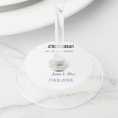 応援30年と一緒にアニバーサリー追加d名 ワイングラスタグ (クローズアップ)