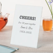 応援30年と一緒にアニバーサリー追加d名 台座サイン (インサイチュ)