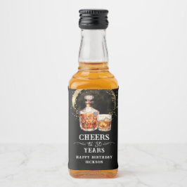 応援30年ウイスキー リキュールボトルラベル