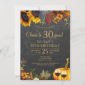 応援30年秋30歳パーティー 招待状 (正面)