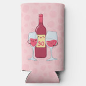 応援30年、ワイン&かわいい誕生日パーティー スリム缶クーラー (裏面)