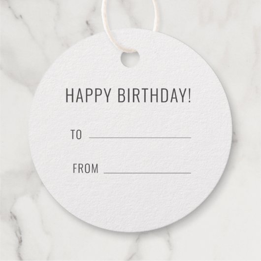 応援30歳の男性の誕生日エレガント フェイバータグ (裏面)