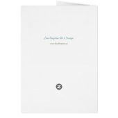 応援30番目のハッピーバースデーの個人用ネームカード (裏面)