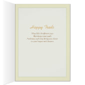 応援30番目のハッピーバースデーの個人用ネームカード (内側 (右))