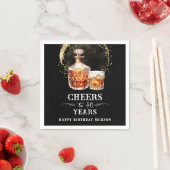 応援40年ウイスキー スタンダードカクテルナプキン (インサイチュ)