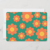 応援40年レトロ40歳の誕生日 招待状 (裏面)