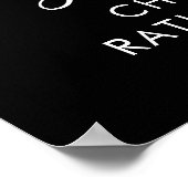 応援40年誕生日写真ウェルカムサイン ポスター (角)