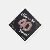 応援40年!40歳 スタンダードカクテルナプキン (角)