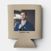 応援40歳の誕生日カーキおもしろいエレガントへ 缶クーラー (裏面)