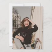 応援40歳の誕生日フォト招待状 招待状 (裏面)