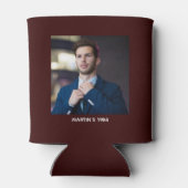 応援40歳エレガントおもしろいのダークレッド 缶クーラー (裏面)