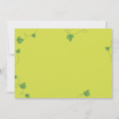 応援40thバースデーワインテイスティングパーティー写真 招待状 (裏面)