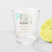 応援50周年の愛は甘いレトロ ショットグラス (裏面)