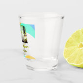 応援50周年の愛は甘いレトロ ショットグラス (右)