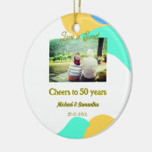 応援50周年の愛は甘いレトロ セラミックオーナメント (左)