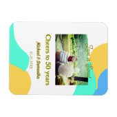 応援50周年の愛は甘いレトロ マグネット (横)