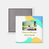 応援50周年の愛は甘いレトロ マグネット (正面/裏面)