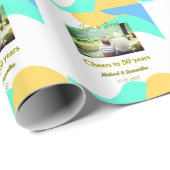 応援50周年の愛は甘いレトロ ラッピングペーパー (ロールコーナー)