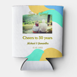 応援50周年の愛は甘いレトロ 缶クーラー