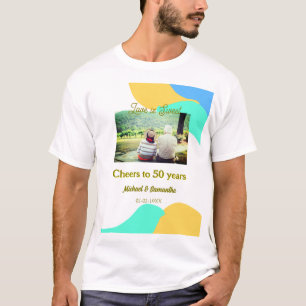 応援50周年の愛は甘いレトロ Tシャツ