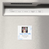 応援50周年ブルーリーフ写真名 マグネット (インサイチュ (食洗機))