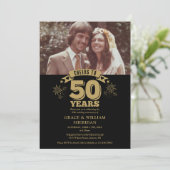 応援50周年記念写真結婚へ 招待状 (スタンド正面)