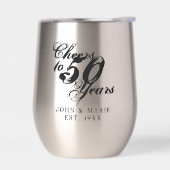 応援50年カスタム結婚記念日ギフト (左面)