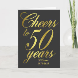 応援50年50誕生日 カード