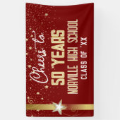 応援50年！カスタムクラス懇親会バナー 横断幕 (縦)