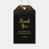 応援50歳50歳の誕生日パーティー ギフトタグ (裏面)