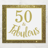 応援50素晴らしい年 スパークリングワインラベル (シングルラベル)