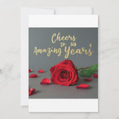 応援50素晴らしい年。 招待状 (裏面)