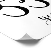 応援55歳の誕生日サイン ポスター (角)